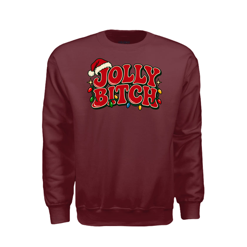 Jolly Bitch Funny Christmas Sweatshirt