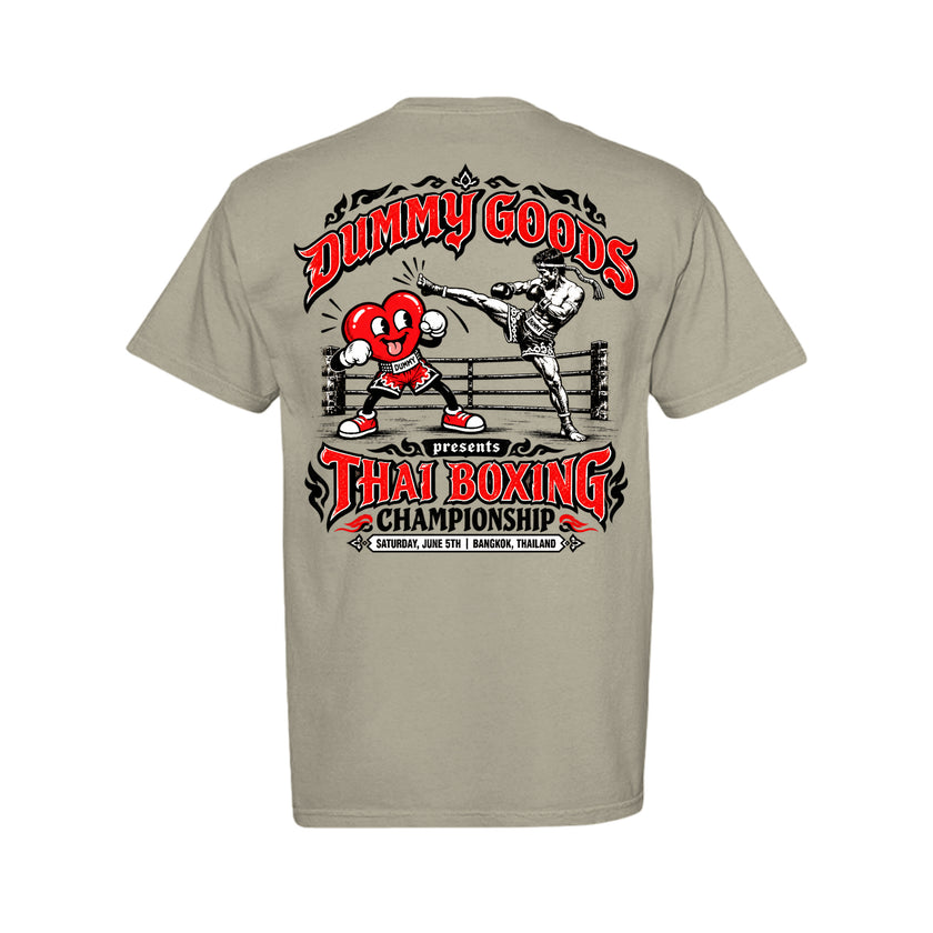 Thai Boxing Championship Dummy Graphic T-Shirt