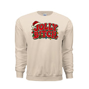 Jolly Bitch Funny Christmas Sweatshirt — view 3
